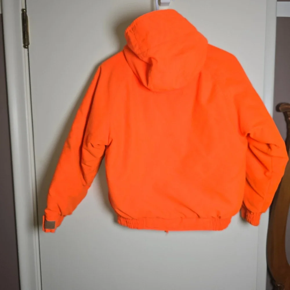 Gamehide Bright Orange Hunting Winter Jacket with Hood Kids Medium‎ Hunter Hide